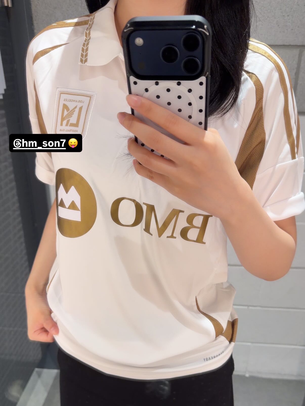 Adidas LAFC 2025/26 Away Jersey White - KR Sizing (Non Marking Ver.) 착용 스타일
