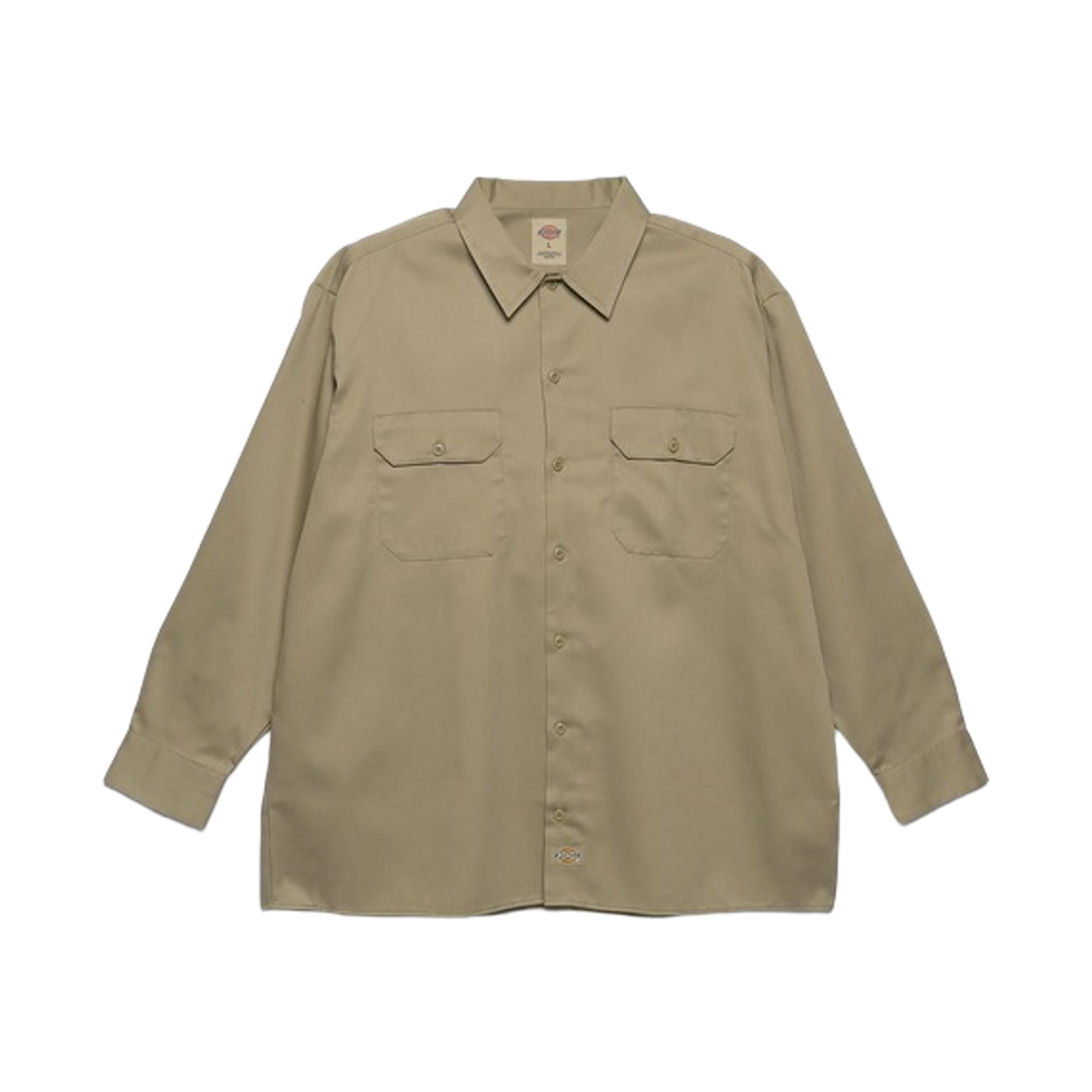 디키즈 574 롱슬리브 워크 셔츠 베이지(Dickies 574 Long Sleeve Work Shirt Beige)