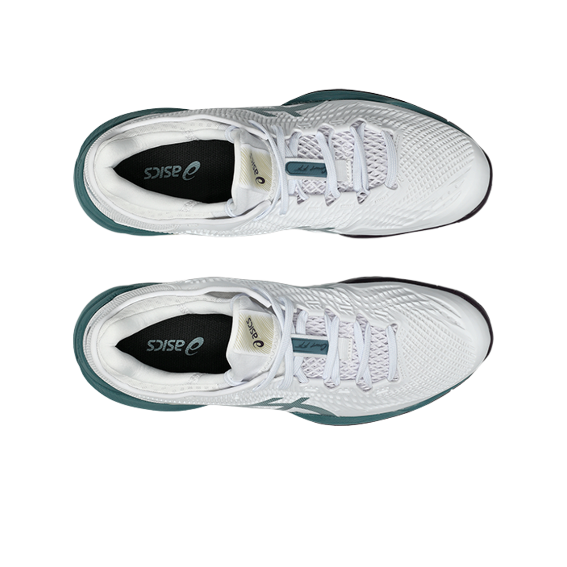 아식스 코트 FF 3 화이트 포기 틸(Asics Court FF 3 White Foggy Teal) - 2