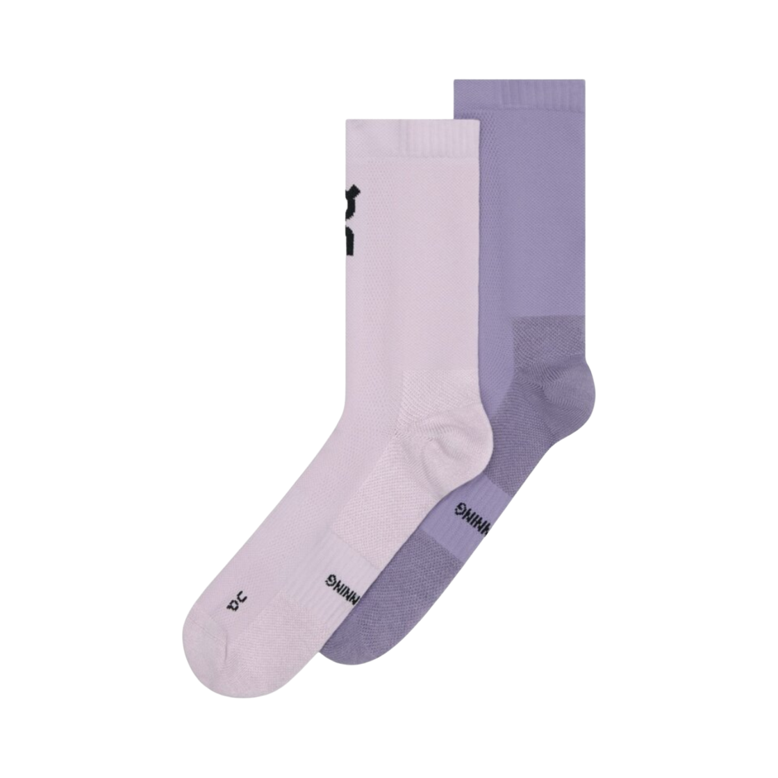 2UG10054947 On Running Core Run Socks High Foxglove Mallow (2 Pack)
