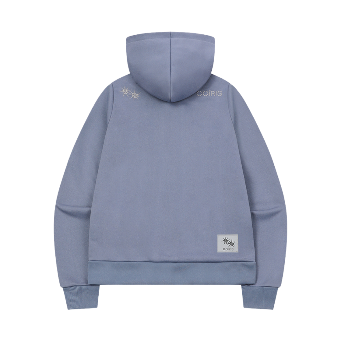 코이리스 라베오 도트 아플리케 로고 후드 집업 남녀공용 소라(Coiris Laveo Dot Applique Logo Hood Zip-Up Unisex Sora) - 2