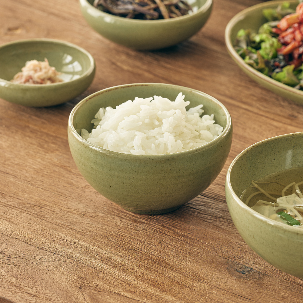 소소모소 달소담 쑥빛 공기(SOSOMOSO dalsodam green bowl S) - 3