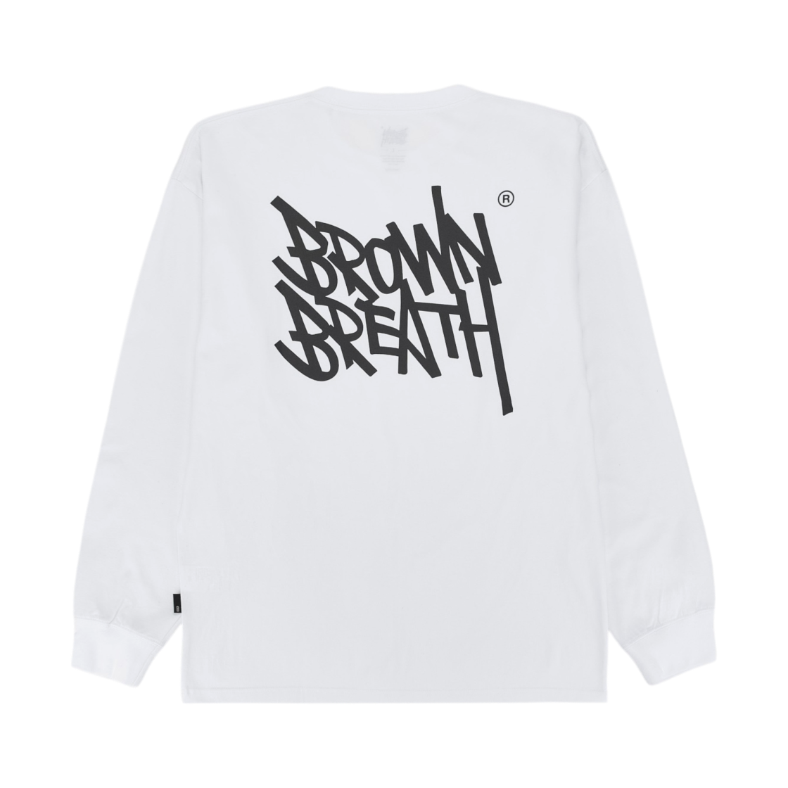 브라운브레스 태그 OG 롱슬리브 화이트(Brownbreath Tag OG Longsleeve White)