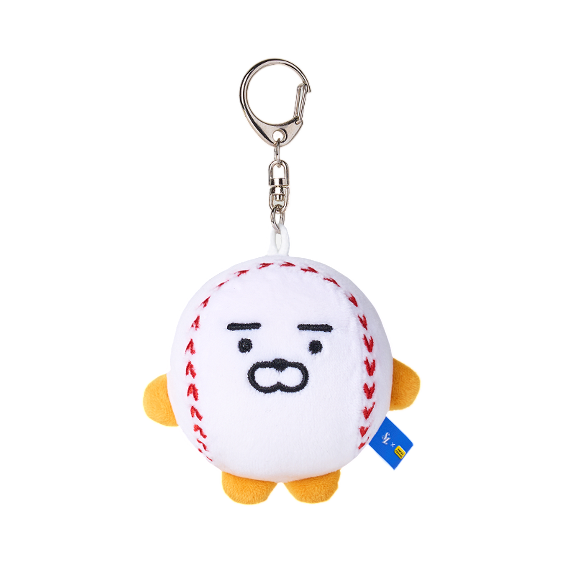 삼성 라이온즈 x 라이언 봉제 스트레스볼 키링(Samsung Lions x Ryan Plush Stress Ball Keyring)
