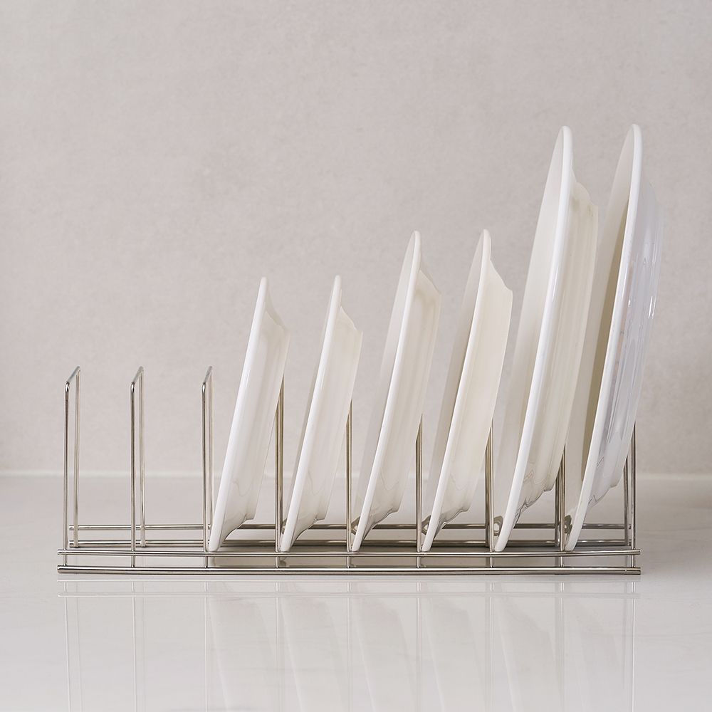 바겐슈타이거 스텐 304 접시 정리 스텔린 랙(Wagensteiger 304 Stainless Steel Stellin Plate Organizer Rack) - 2