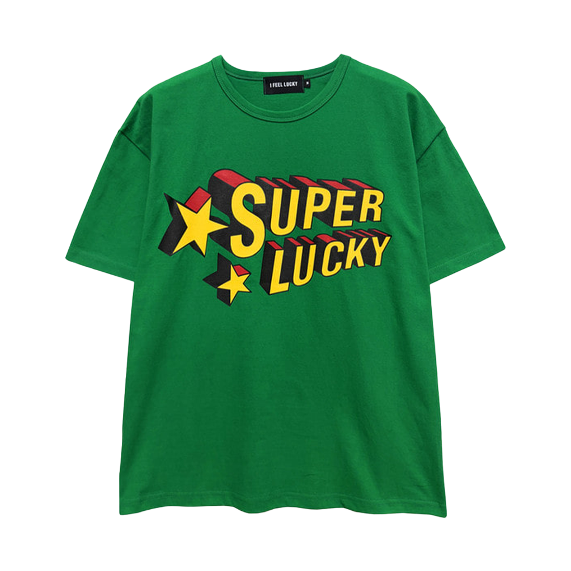 a57 I FEEL LUCKY Super Lucky T-Shirt Green
