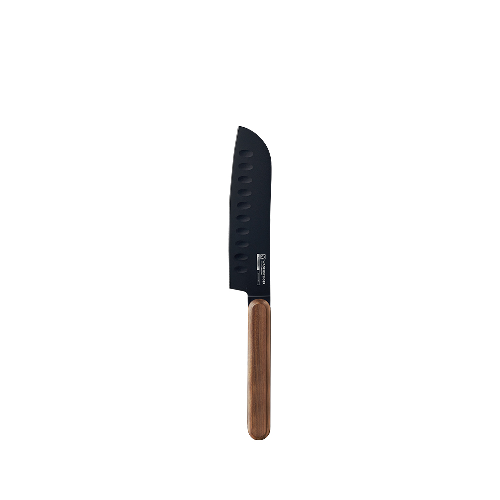 바겐슈타이거 우드 핸들 스텐 세라믹 코팅 슈바츠발트 나이프 5인치 산도쿠(Wagensteiger Schwarzwald Stainless Steel Ceramic Coated Santoku Knife with Wood Handle (5-Inch)) - 5