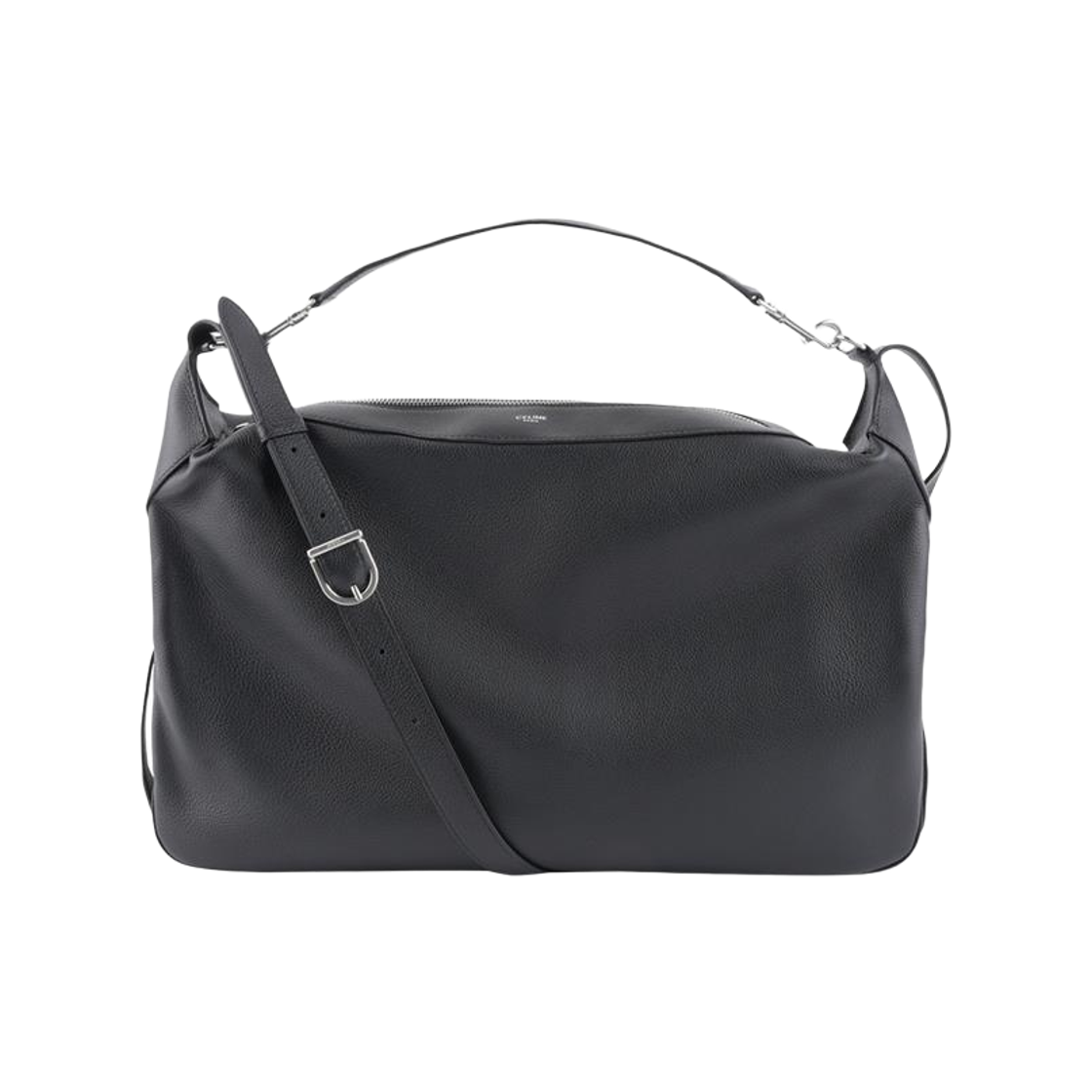 111773DPJ 38SI [25% 쿠폰] [12% 쿠폰] Celine Large Strap Romy in Supple Calfskin Black