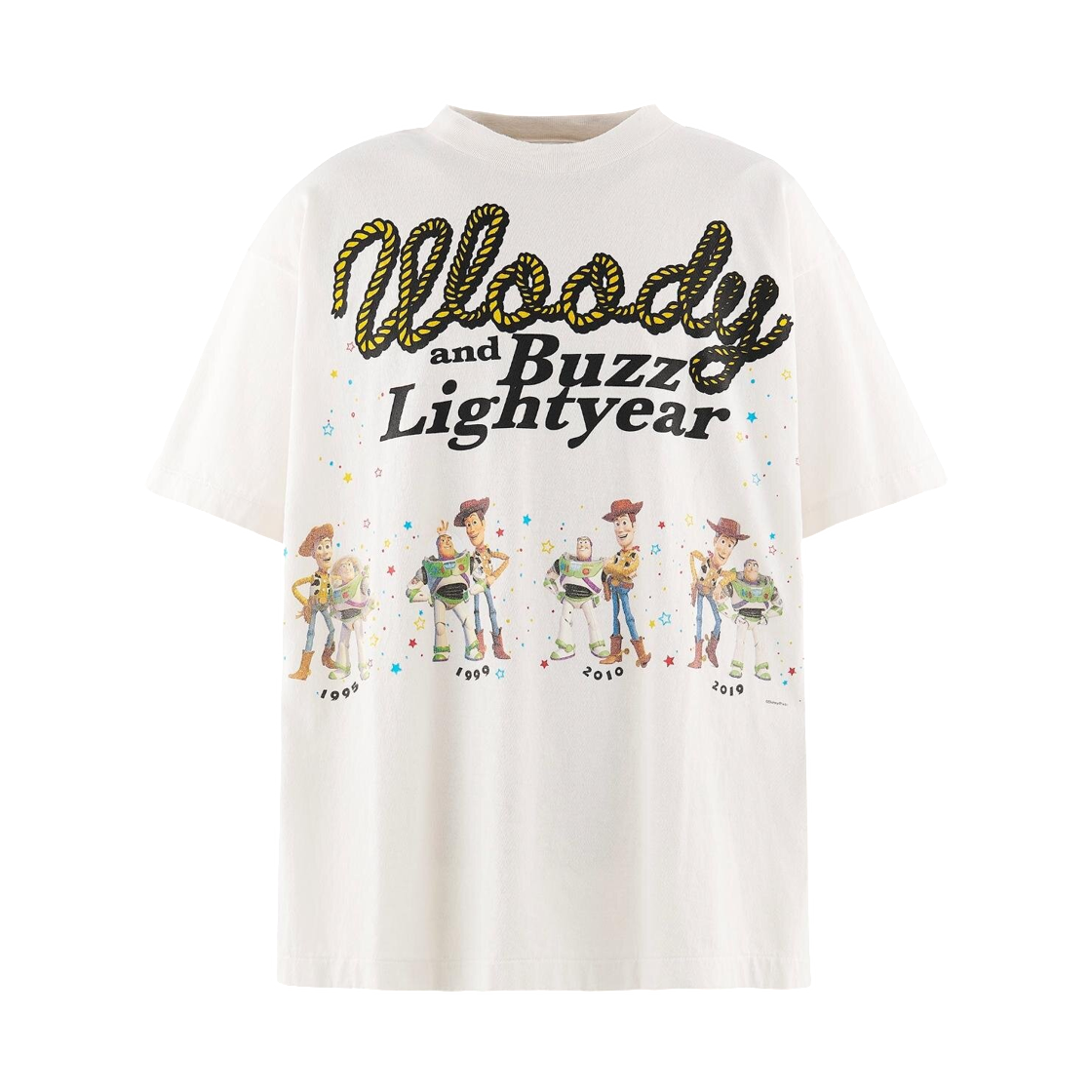 - Saint Mxxxxxx x Pixar Woody & Buzz S/S T-Shirt White - 26FW