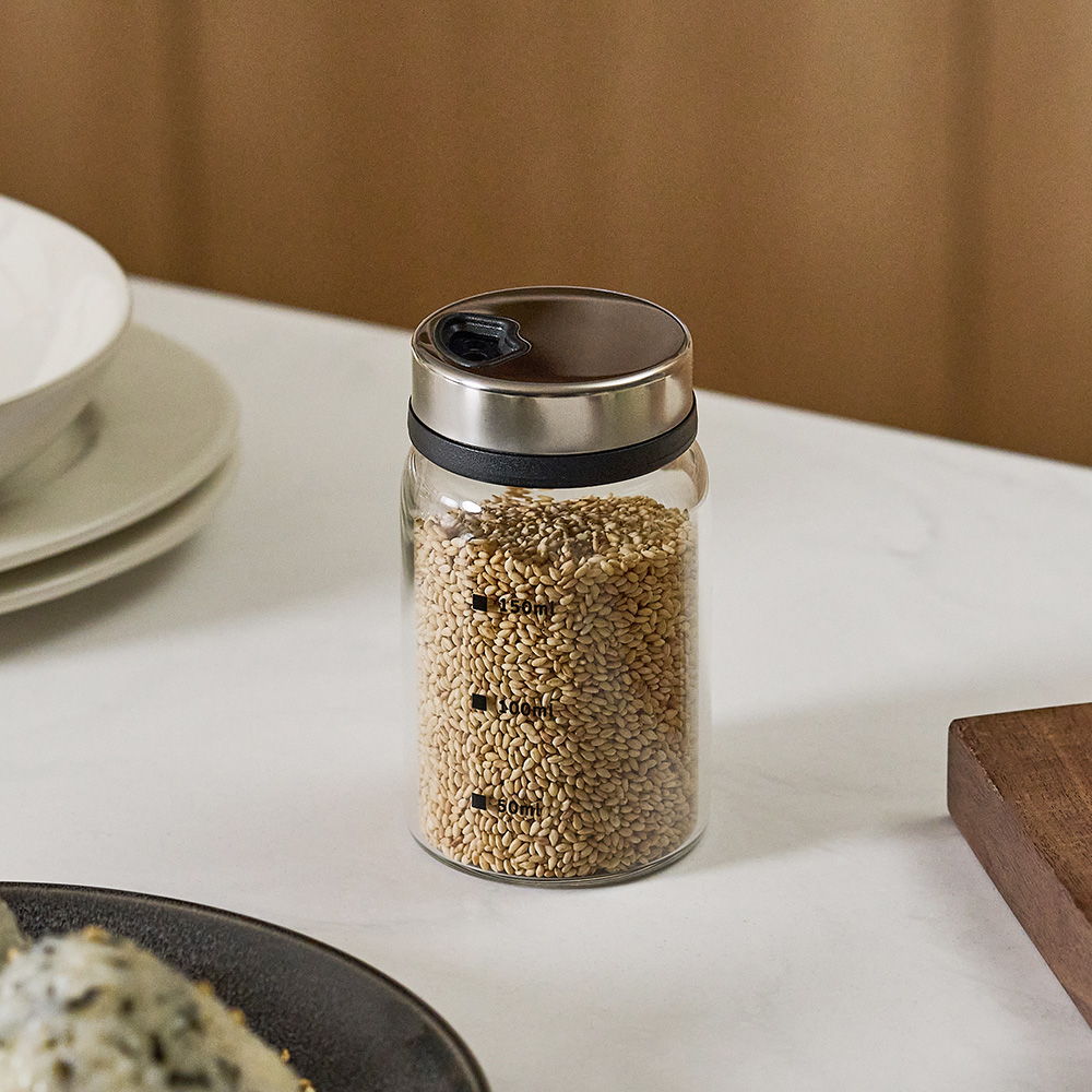 바겐슈타이거 3단계 로테이션 눈금 내열유리 시즈닝 바틀 200ml(Wagensteiger 3-Step Rotation Measuring Heat-Resistant Glass Seasoning Bottle (200ml)) - 2