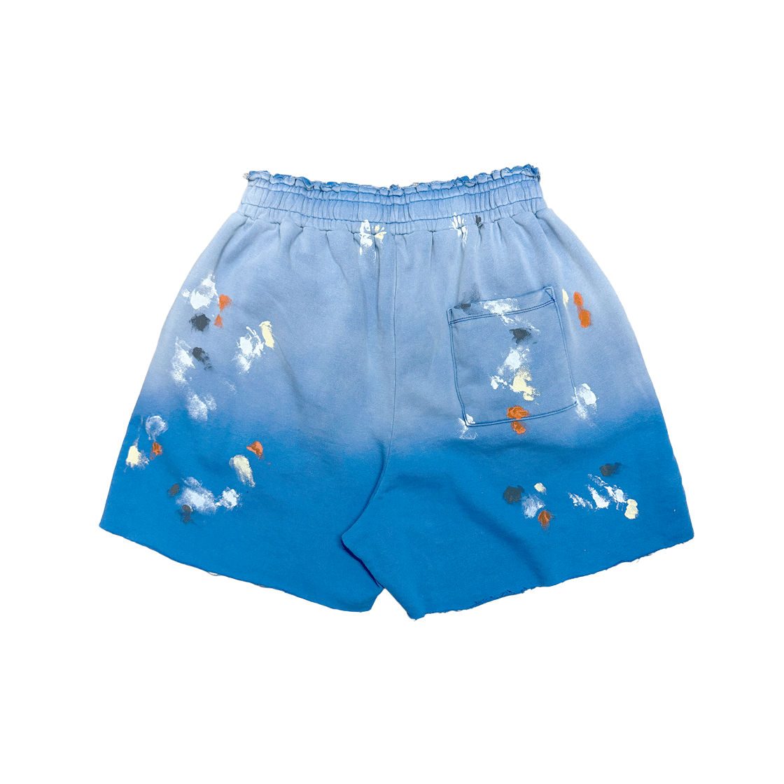 홈리스 에이치 로고 더티 쇼츠 블루(Hommless h Logo Dirty Shorts Blue) - 2