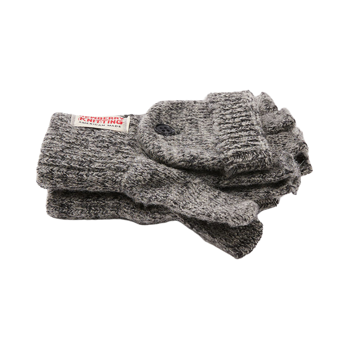 뉴베리니팅 사슴가죽 글로밋 니트 장갑 차콜(Newberry Knitting Deerskin Glomitt Knit Gloves Charcoal) - 3