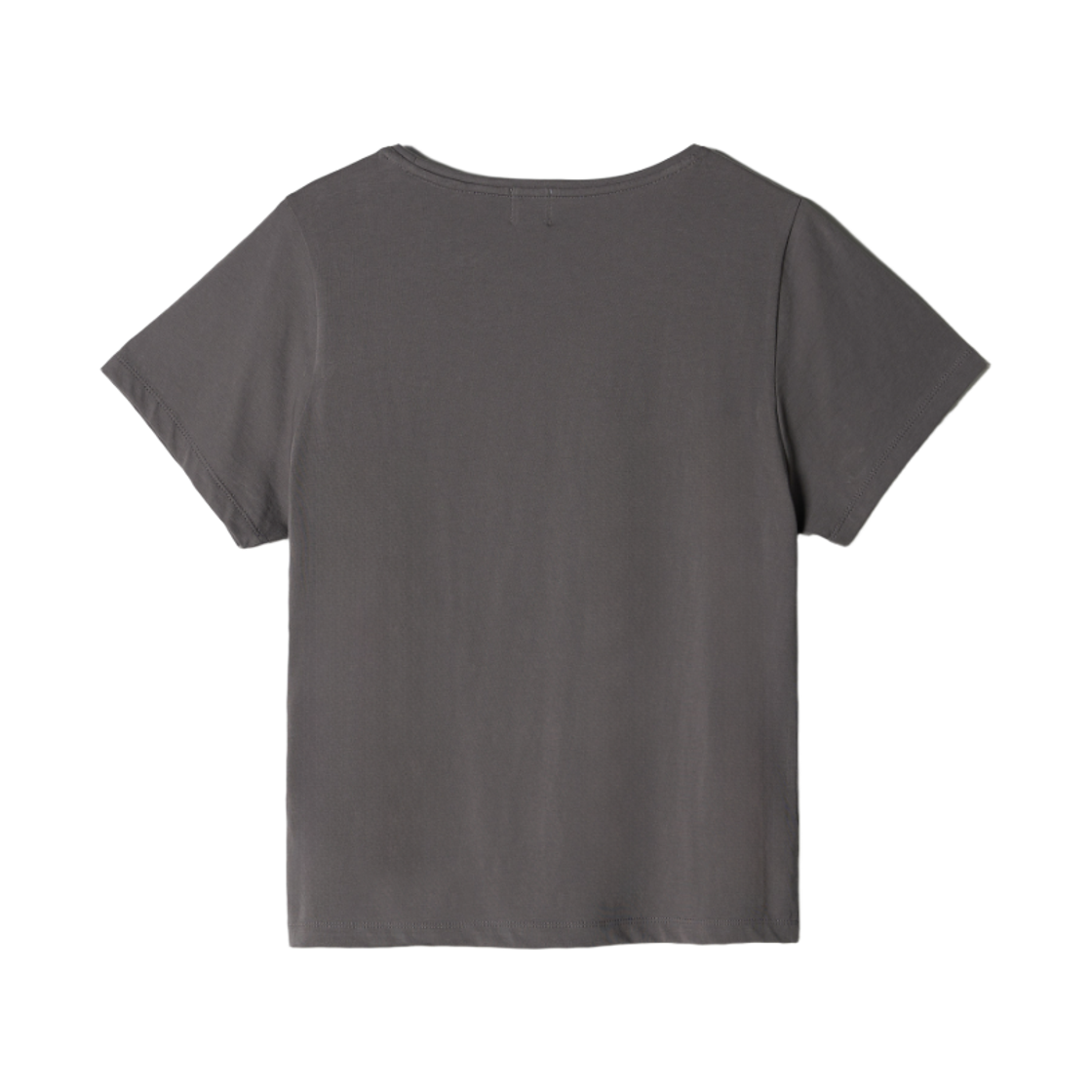 (W) 아비에무아 에센셜 오가닉 코튼 티셔츠 그레이((W) Aviemuah Essential Organic Cotton T-Shirt Grey) - 2