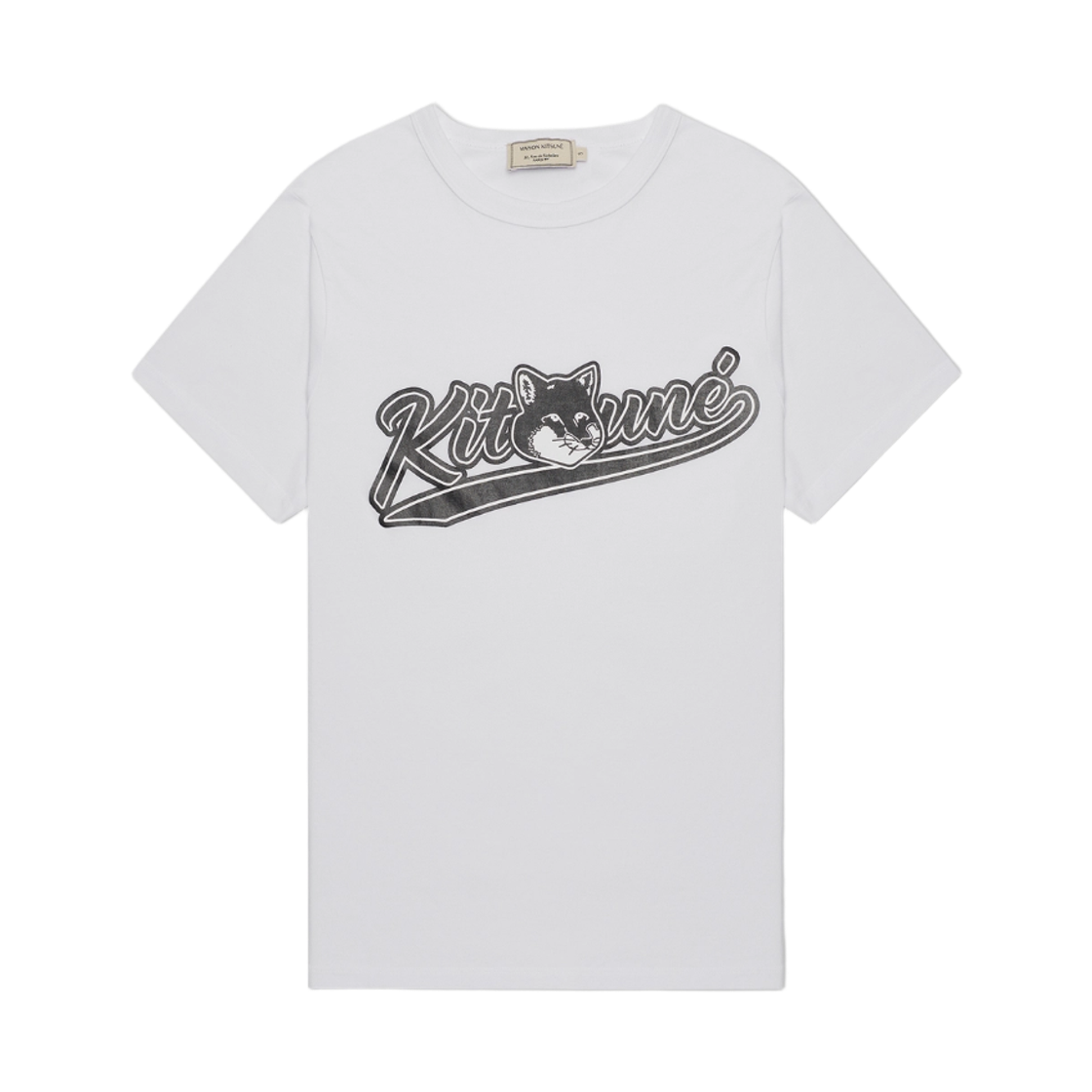 GW00105KJ0010-WH (W) Maison Kitsune Varsity Fox Classic T-Shirt White