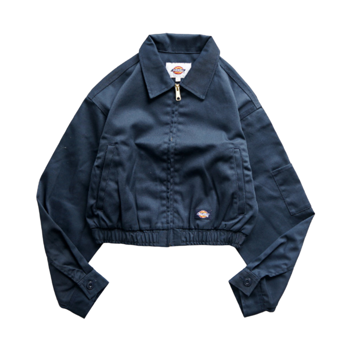 (W) 디키즈 크롭 아이젠하워 자켓 네이비((W) Dickies Cropped Eisenhower Jacket Navy)