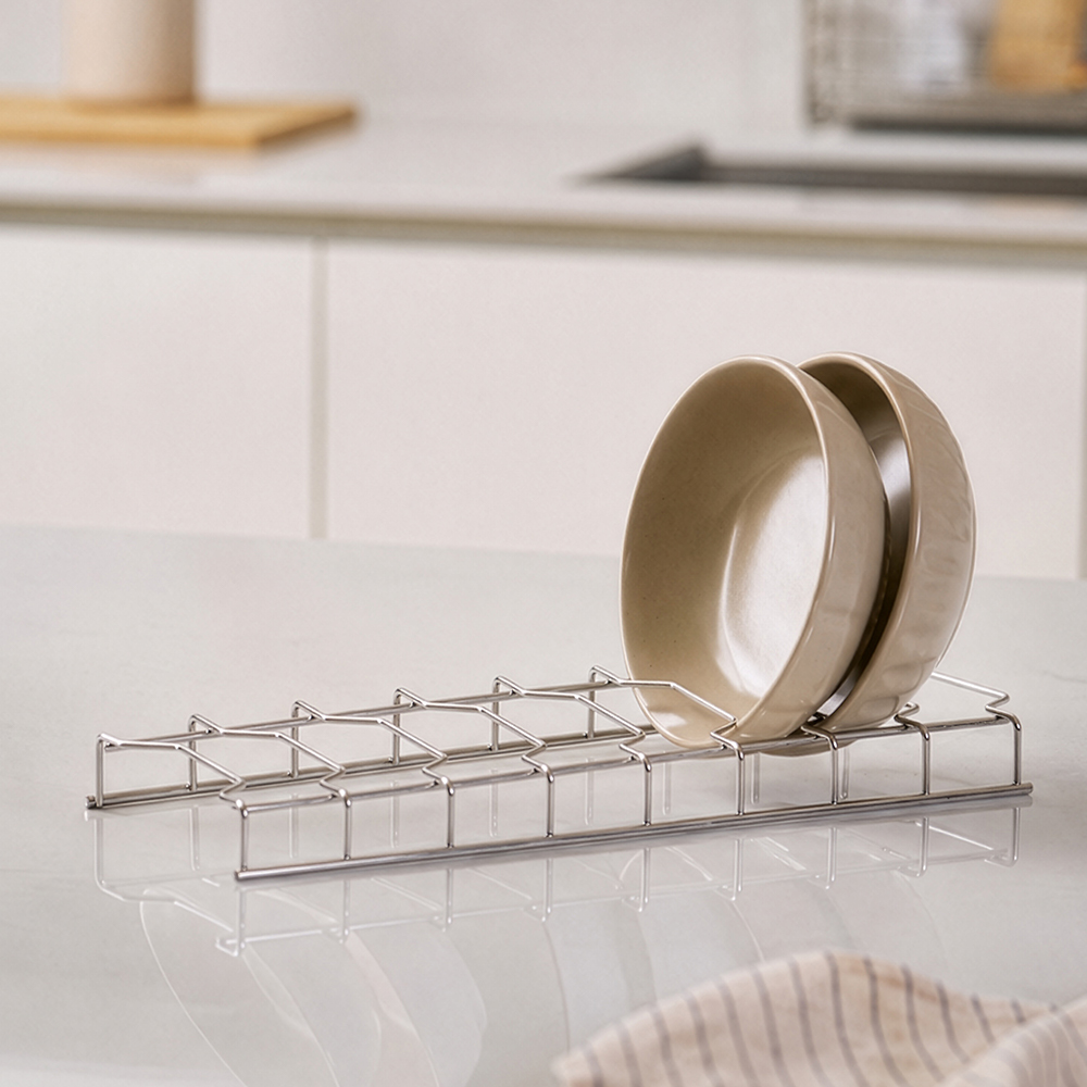 바겐슈타이거 스텐 304 밥그릇 국그릇 정리 리노르 랙(Wagensteiger 304 Stainless Steel Rinor Bowl Organizer Rack) - 3