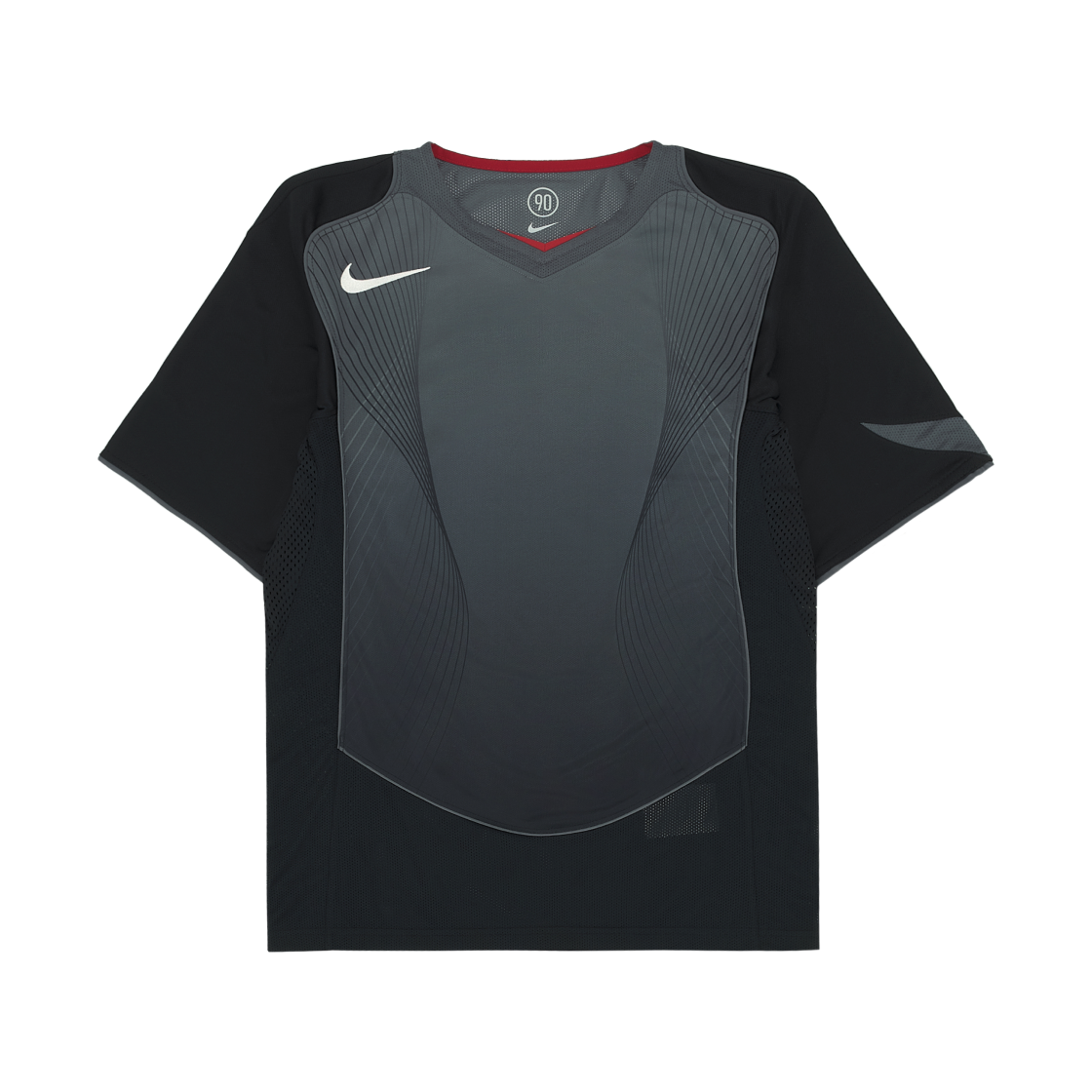 HV1179-010 Nike Total 90 Dri-Fit Football Jersey Black Light Graphite - Asia