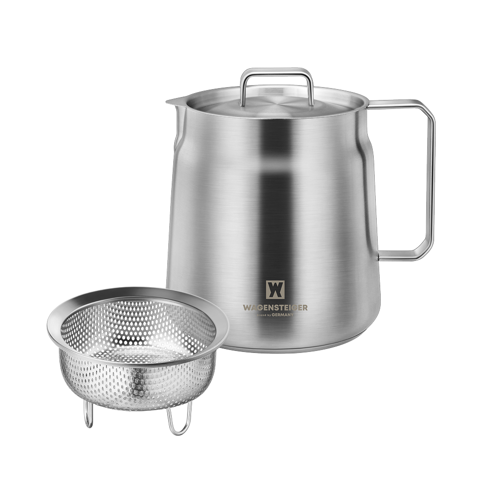 바겐슈타이거 스텐 304 찜기 펀칭스티머 + 인덕션 케틀팟 2L(Wagensteiger 304 Stainless Steel Punching Steamer + Induction Kettle Pot 2L Set) - 6
