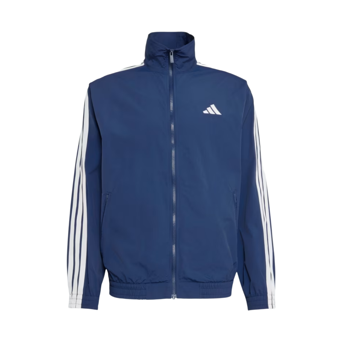 KV0660 Adidas Sportswear Stadium Light Twill Loose Fit Track Jacket Night Indigo White - KR Sizing