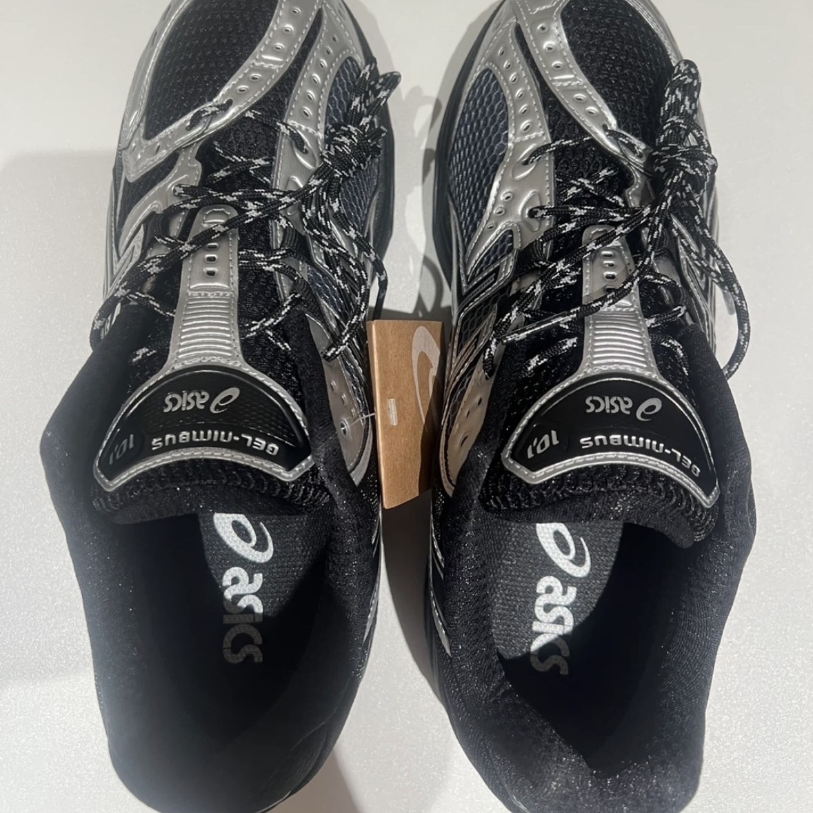 Asics Gel-Nimbus 10.1 Black Pure Silver - Korea Exclusive 착용 스타일