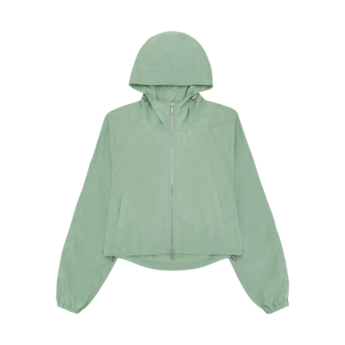 MK2600JP039VMT (W) Matin Kim Matin Crop Hoody Coating Jumper In Mint