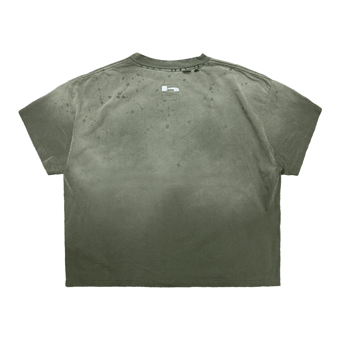 홈리스 페인트 스플레터 빈티지 포켓 티 카키(Hommless Paint Splatter VTG Pocket Tee Khaki) - 2