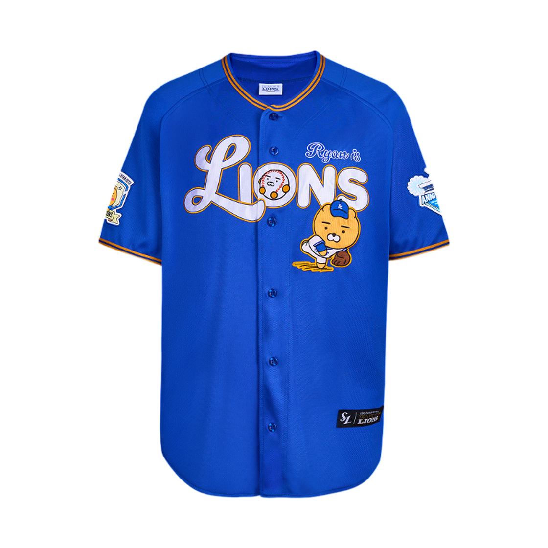 삼성 라이온즈 x 라이언 유니폼 블루 (논 마킹 버전)(Samsung Lions x Ryan Uniform Blue (Non Marking Ver.))