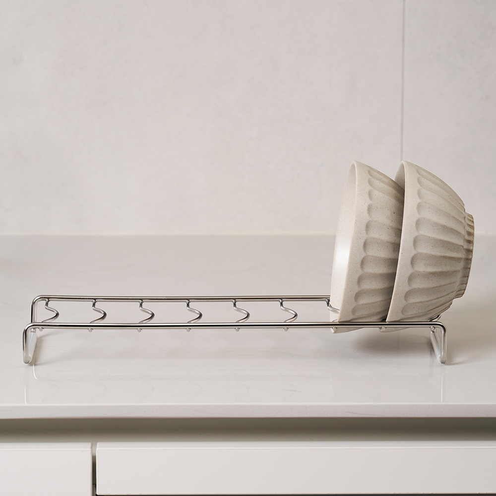 바겐슈타이거 스텐 304 헤이븐 식기 그릇 정리 랙 6칸(Wagensteiger 304 Stainless Steel Haven Dish Organizer Rack (6 Slots)) - 2