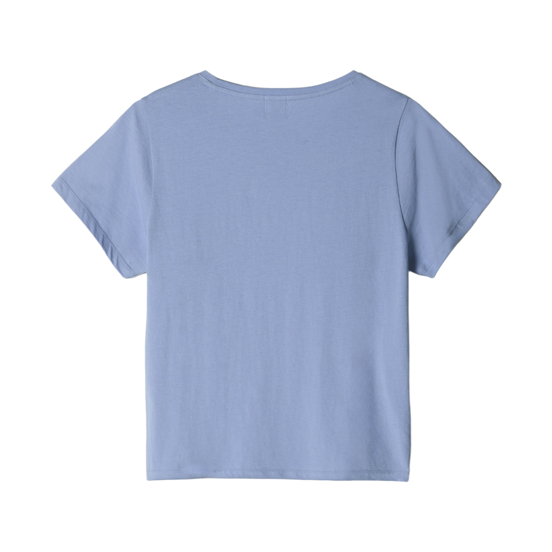 (W) 아비에무아 에센셜 오가닉 코튼 티셔츠 블루((W) Aviemuah Essential Organic Cotton T-Shirt Blue) - 2