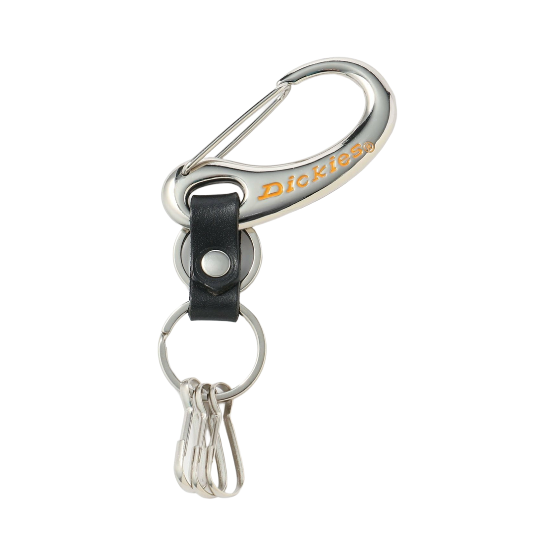 디키즈 카라비너 키체인 실버 옐로우(Dickies Carabiner Keychain Silver Yellow)