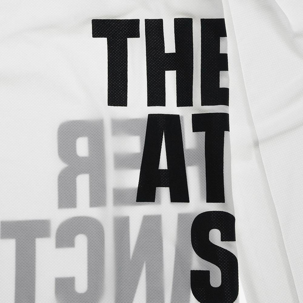 디아더생츄어리 오리진 빅로고 메쉬 긴팔 티셔츠 화이트(THE ATHER SANCTUARY Origin Big Logo Mesh L/S Tee White) - 2