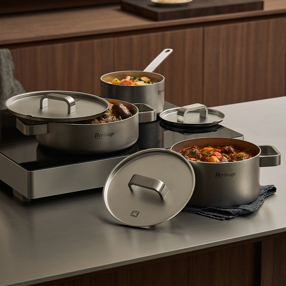 바겐슈타이거 코어5 헤리티지 무연마제 스텐 316 인덕션 양수냄비 18cm(Wagensteiger Core5 Heritage 316 Stainless Steel Induction Casserole Pot (18cm)) - 2