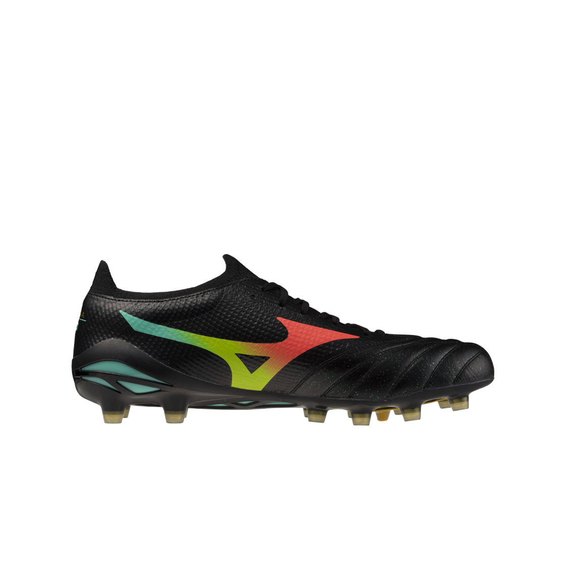 P1GA269200 Mizuno Morelia Neo V β Elite MD Black Lava Orange