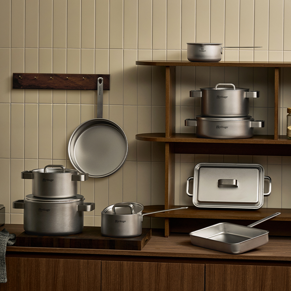바겐슈타이거 코어5 헤리티지 무연마제 스텐 316 인덕션 편수냄비 16cm(Wagensteiger Core5 Heritage 316 Stainless Steel Induction Saucepan (16cm)) - 4