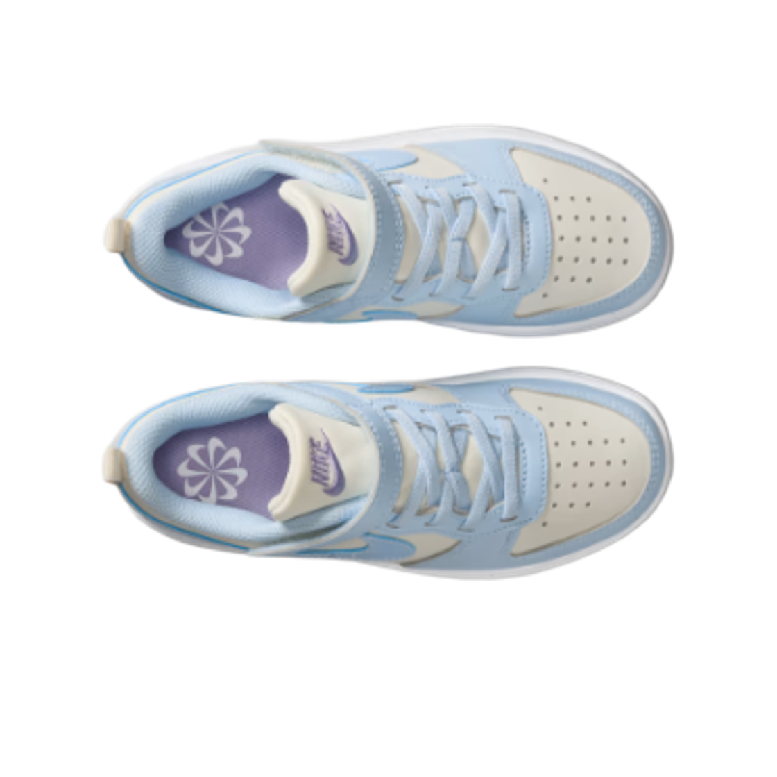 (PS) 나이키 코트 버로우 로우 리크래프트 소프트 펄 하이드레인저스((PS) Nike Court Borough Low Recraft Soft Pearl Hydrangeas) - 2