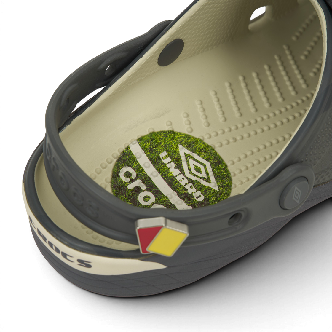 크록스 x 엄브로 클래식 클로그 본 슬레이트 그레이(Crocs x Umbro Classic Clog Bone Slate Grey) - 8