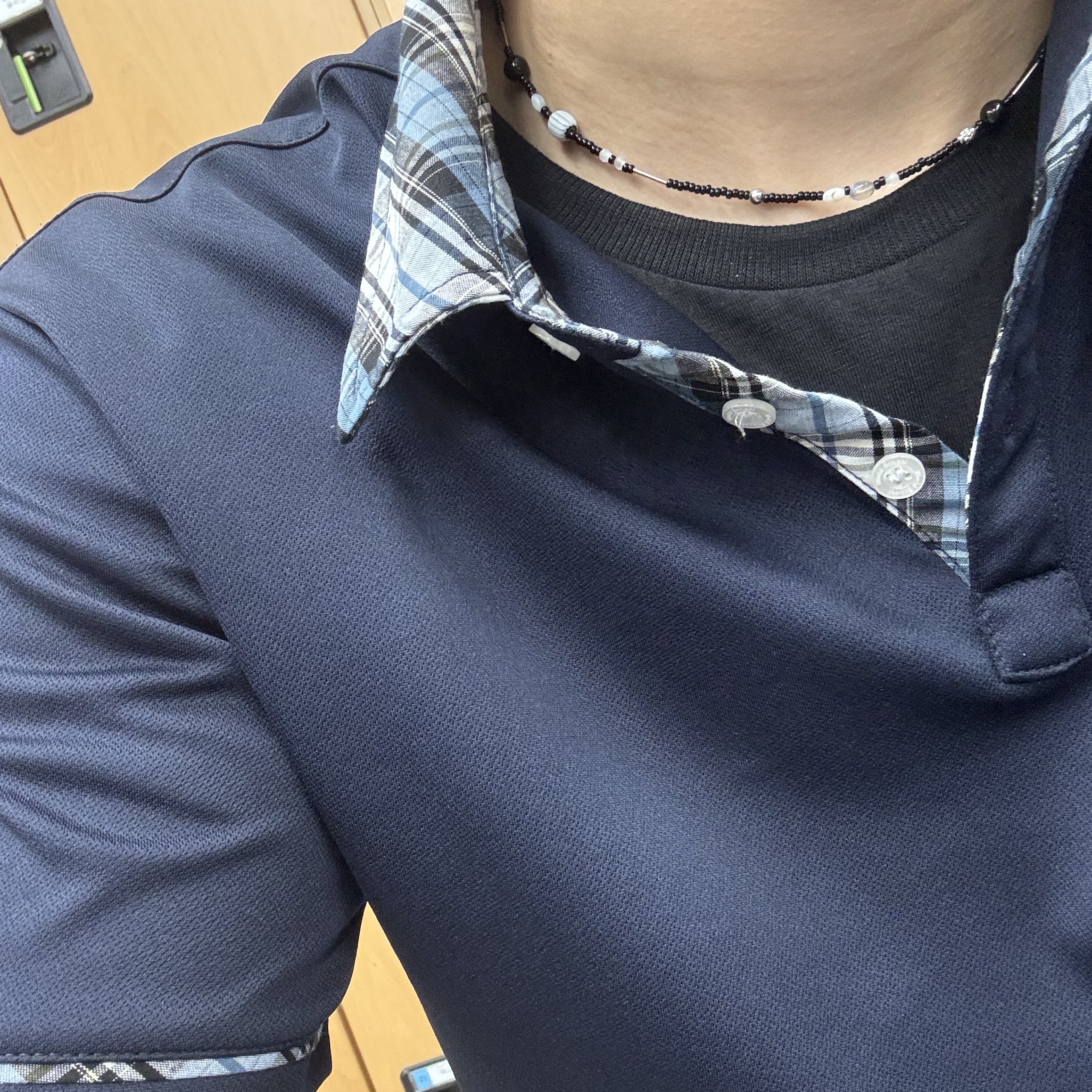 Riomeu Blanc Noir Venezia Necklace 2mm 착용 스타일