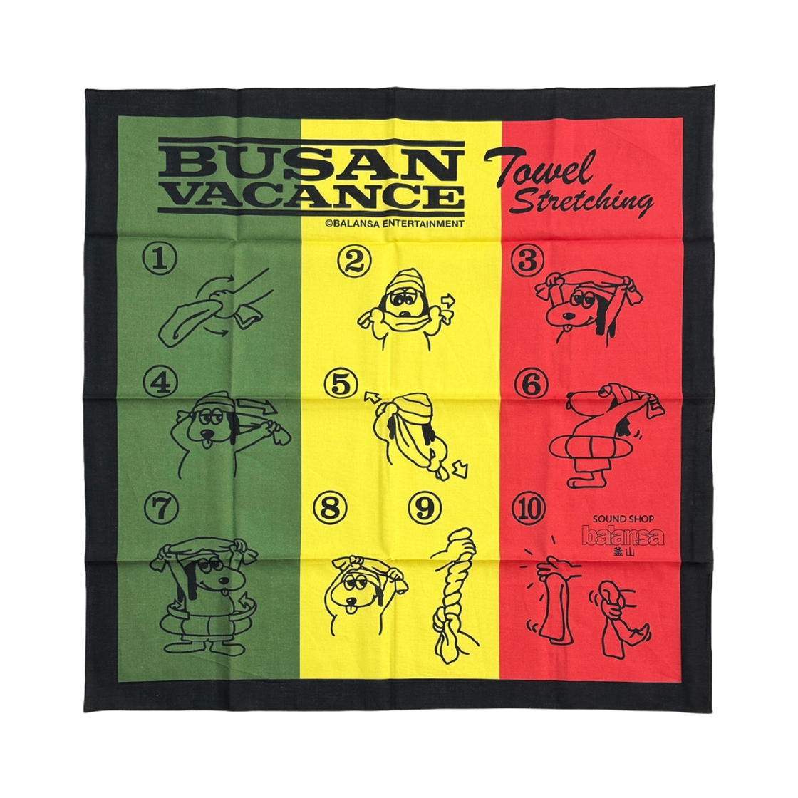 부산바캉스 x 발란사 반다나 2(BUSAN VACANCE x Balansa Bandana 2)