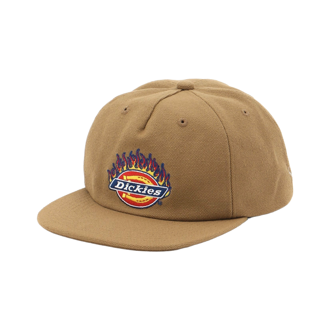 디키즈 EX 파이어 아이콘 5 패널 캡 브라운(Dickies EX Fire Icon 5 Panel Cap Brown)
