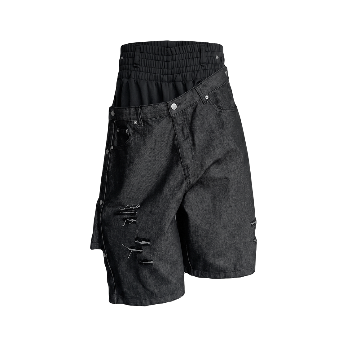 프리아큐파이 더블 레이어드 논페이드 버뮤다 숏츠(preoccupy Double-Layered Non-fade Bermuda Shorts)