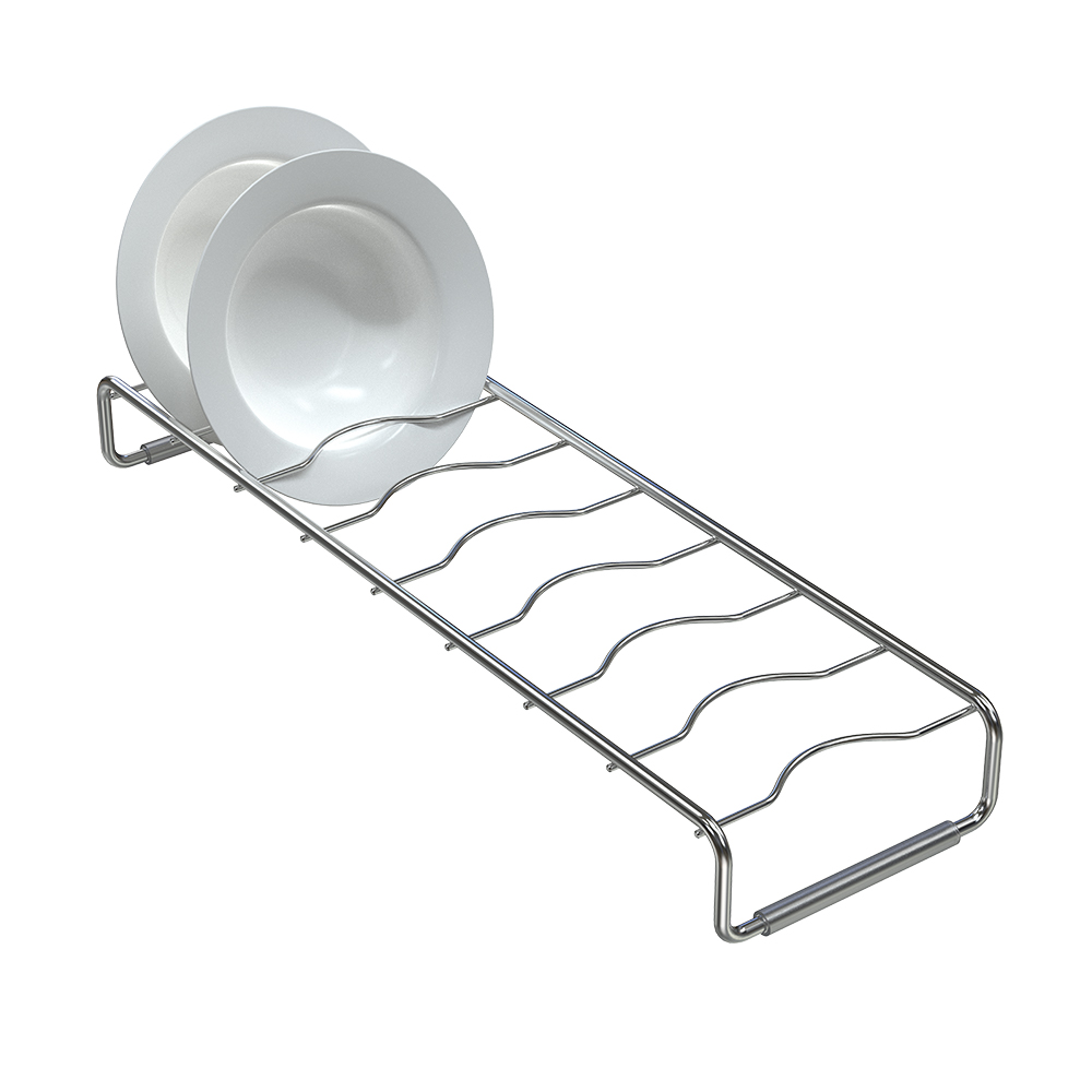 바겐슈타이거 스텐 304 헤이븐 식기 그릇 정리 랙 8칸(Wagensteiger 304 Stainless Steel Haven Dish Organizer Rack (8 Slots)) - 6