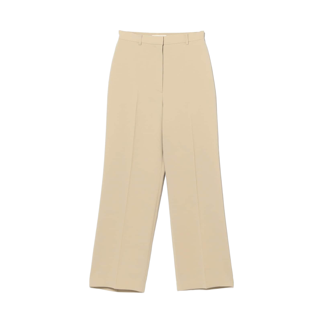(W) 데미 럭스 빔즈 소프트 스트레이트 팬츠 베이지((W) Demi-Luxe Beams Soft Straight Pants Beige) - 1