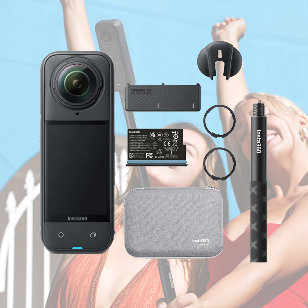 인스타360 X5 미드나잇 블랙, 에센셜 번들([360/PRD] Insta360 X5 Essentials Bundle) - 2