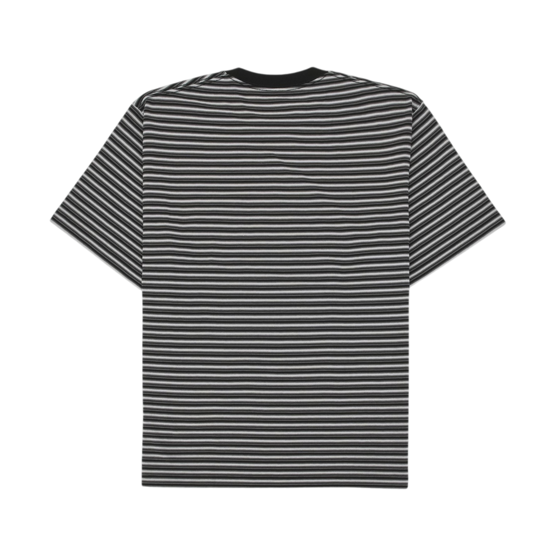 단톤 스트라이프 숏슬리브 포켓 티셔츠 차콜 블랙 멀티(Danton Stripe Short Sleeve Pocket T-Shirt Charcoal Black Multi) - 2