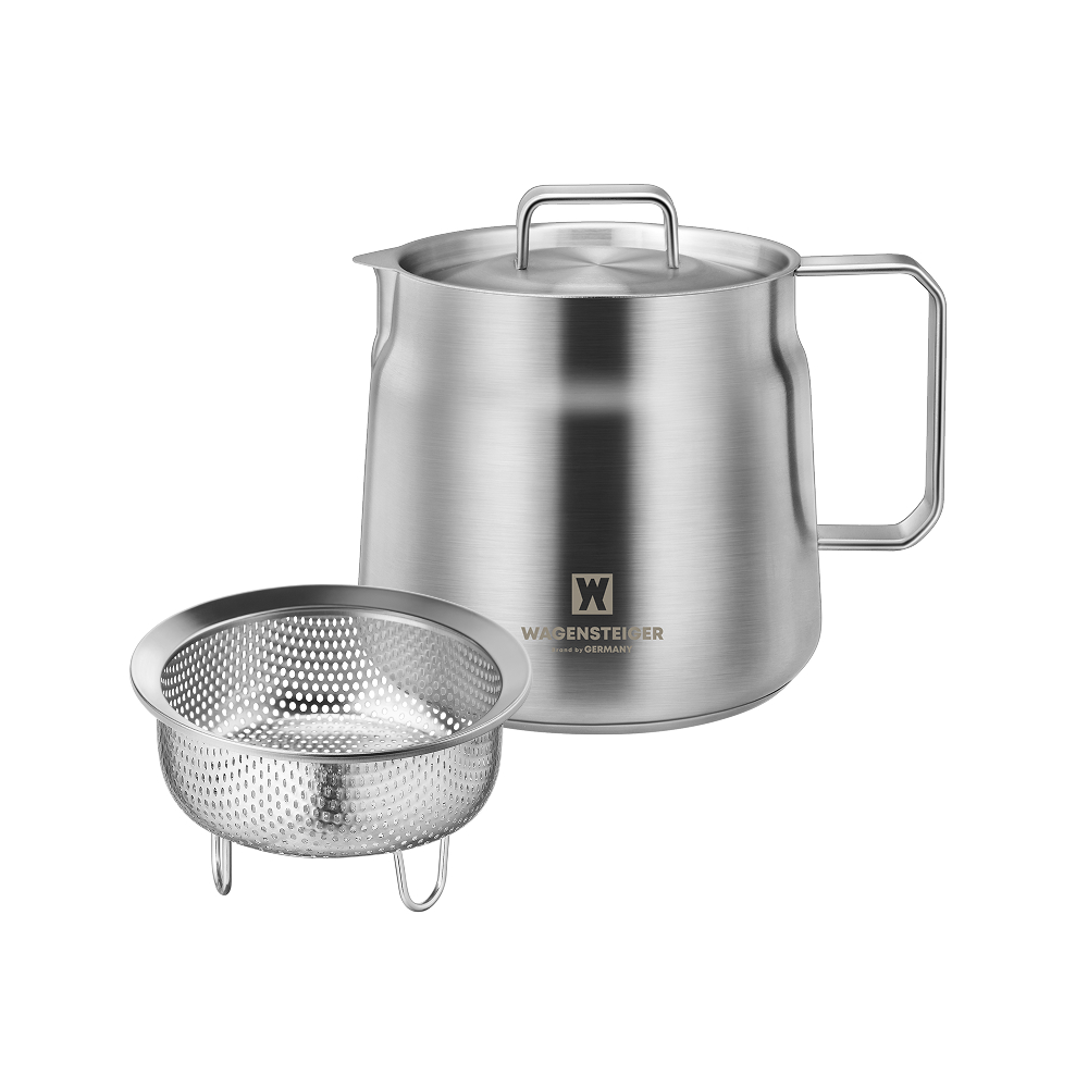 바겐슈타이거 스텐 304 찜기 펀칭스티머 + 인덕션 케틀팟 1.5L(Wagensteiger 304 Stainless Steel Punching Steamer + Induction Kettle Pot 1.5L Set) - 6