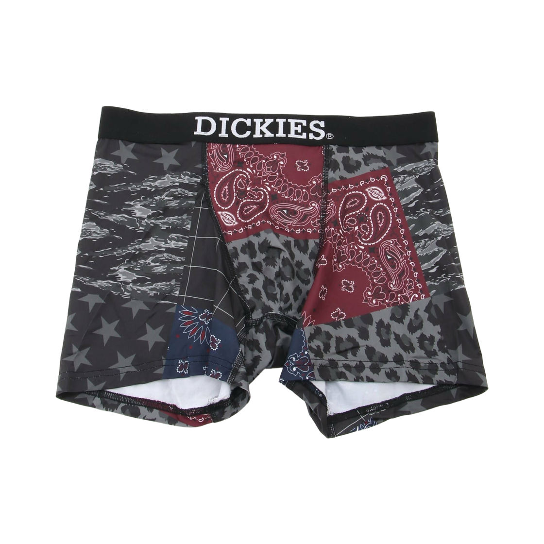 디키즈 믹스 패치워크 복서 레드(Dickies Mix Patchwork Boxer Red)