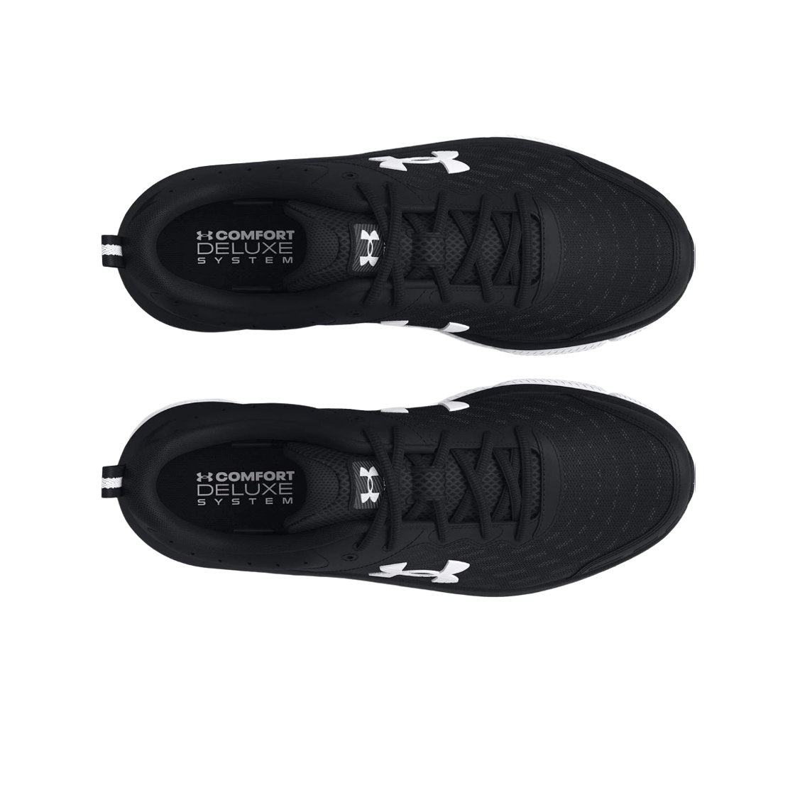 (W) 언더아머 차지드 어서트 10 블랙((W) Under Armour Charged Assert 10 Black) - 2