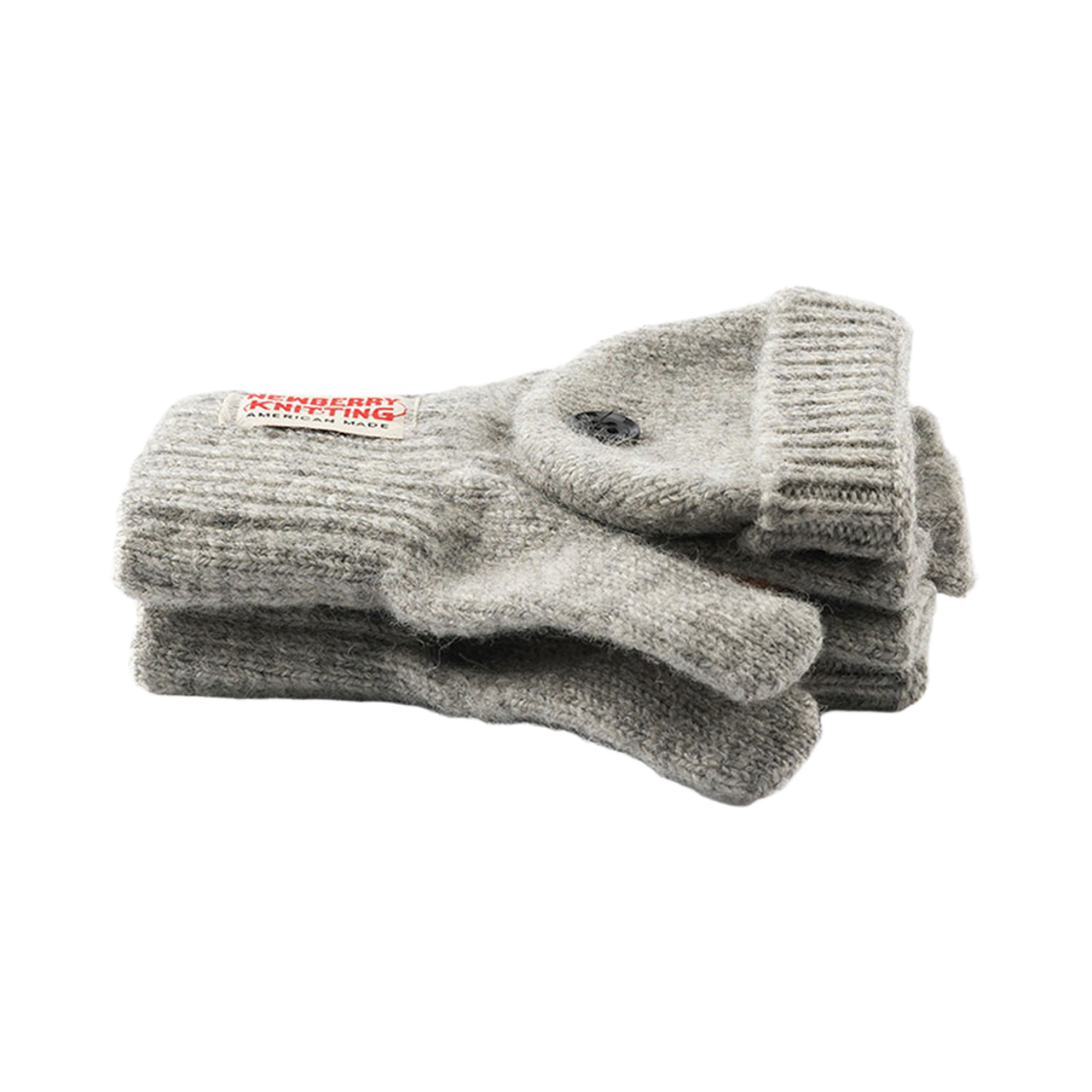 뉴베리니팅 사슴가죽 글로밋 니트 장갑 그레이(Newberry Knitting Deerskin Glomitt Knit Gloves Grey) - 3