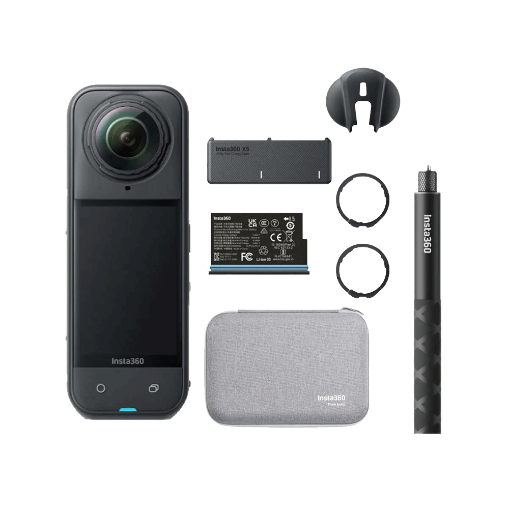 인스타360 X5 미드나잇 블랙, 에센셜 번들([360/PRD] Insta360 X5 Essentials Bundle)