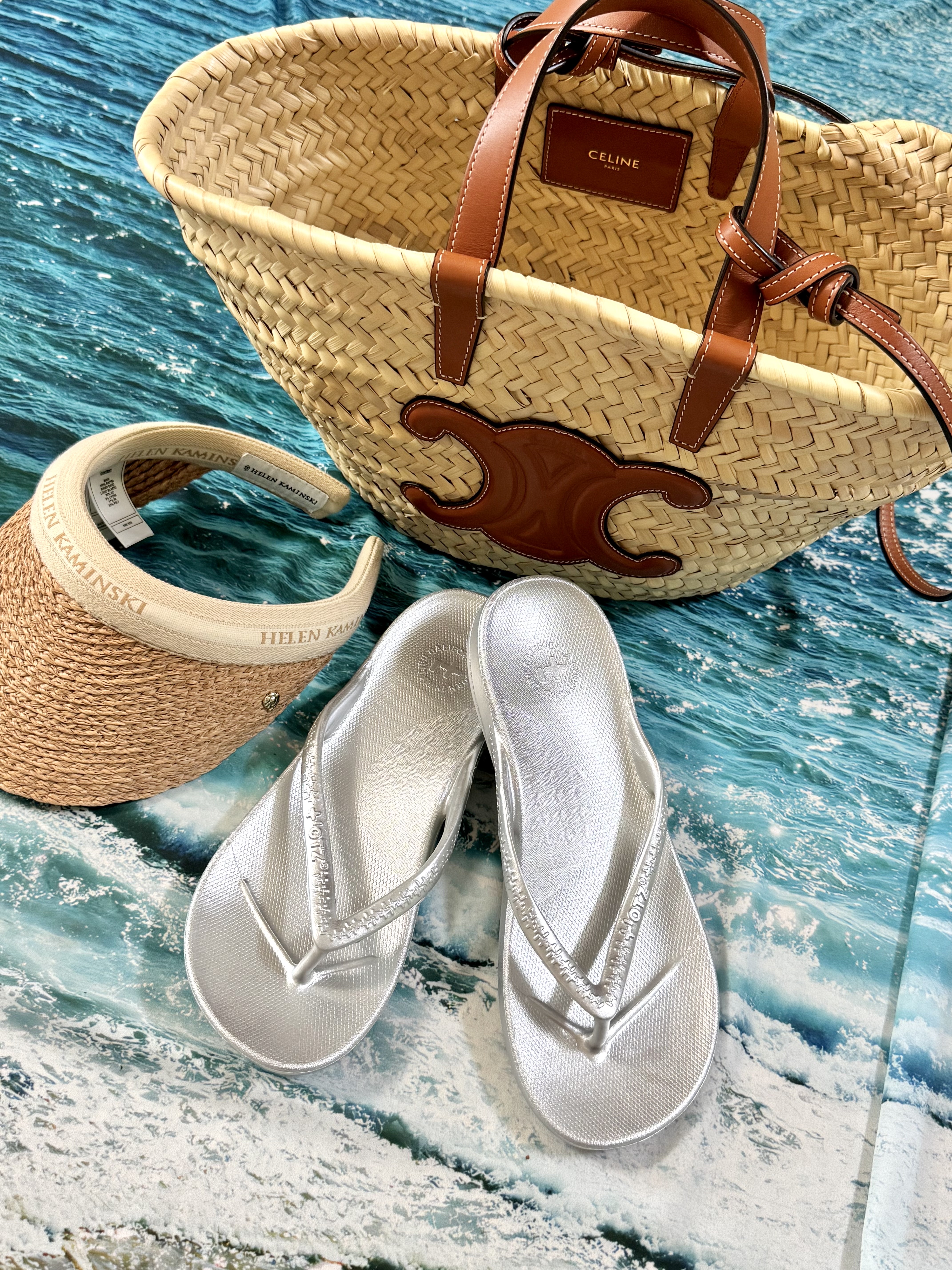 Margarin Fingers X OTZ Romary Banding Shoes Sky Blue, Fendi Fabric Nano Baguette Charm Brown 착용 스타일 - 7